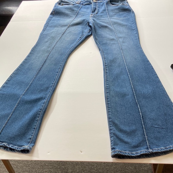 Blue Spice Denim - Blue Spice Retro High Waist Flare Recycled Material Size 13